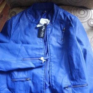 City Chic Faux Leather Jacket